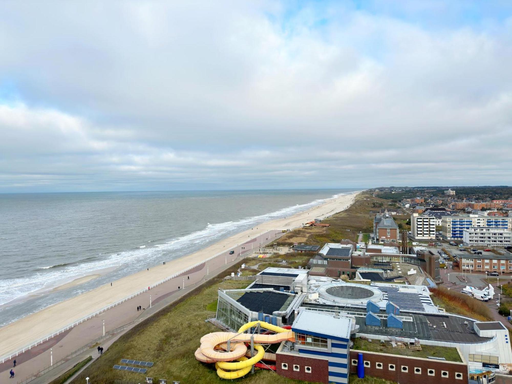 Haus Metropol App 327 Mit Meerblick Und Cityblick 3 Balkone 베스터란트 외부 사진