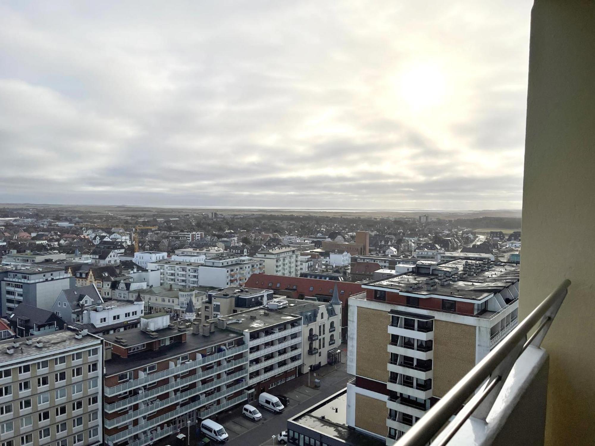 Haus Metropol App 327 Mit Meerblick Und Cityblick 3 Balkone 베스터란트 외부 사진