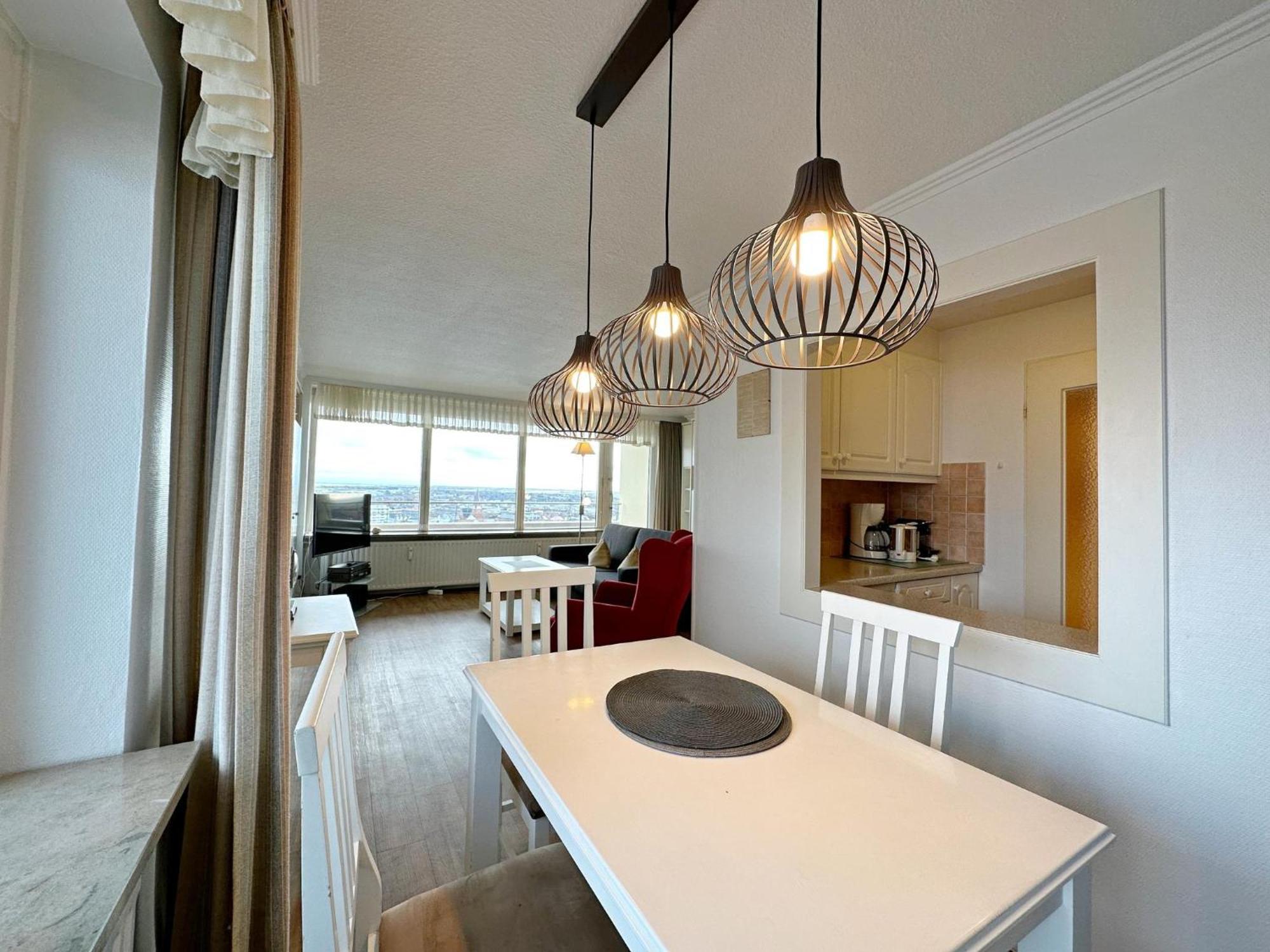 Haus Metropol App 327 Mit Meerblick Und Cityblick 3 Balkone 베스터란트 외부 사진