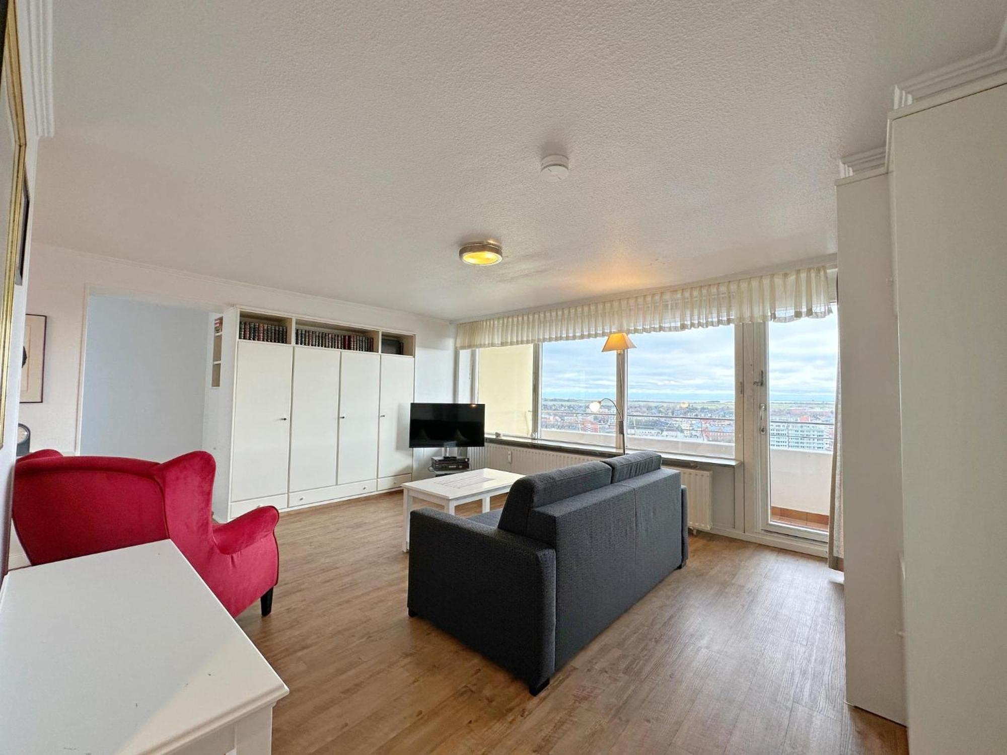 Haus Metropol App 327 Mit Meerblick Und Cityblick 3 Balkone 베스터란트 외부 사진