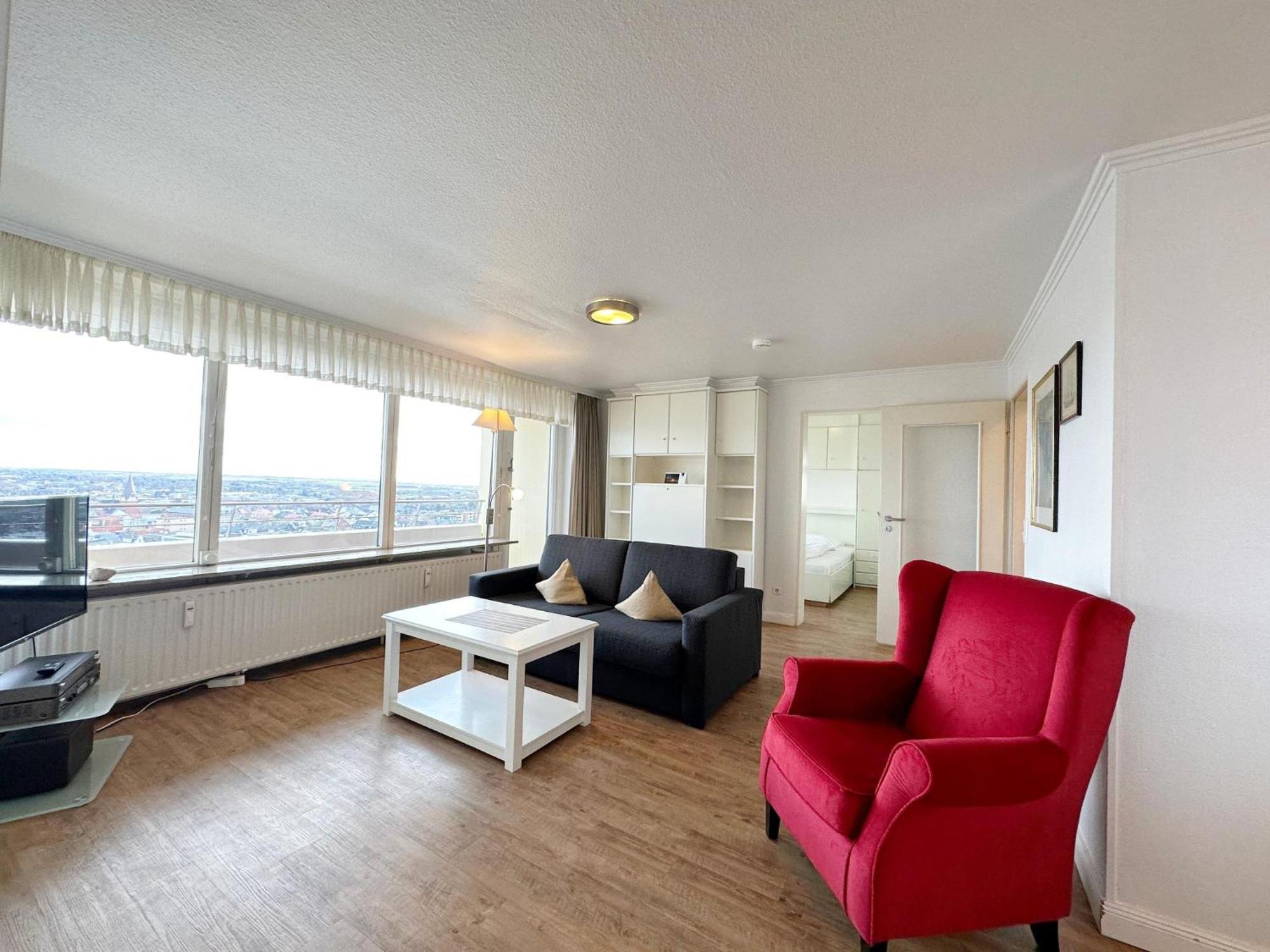Haus Metropol App 327 Mit Meerblick Und Cityblick 3 Balkone 베스터란트 외부 사진